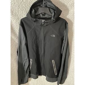 The North Face Men's Black & Gray Mountain Athletics Kilowatt Varsity Jacket XL